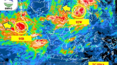 BMKG Peringatkan Potensi Hujan dan Angin Kencang pada 23-25 Juli 2026: Bibit Siklon 92W Mengancam