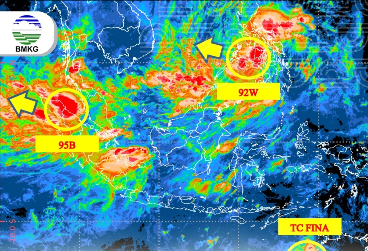BMKG Peringatkan Potensi Hujan dan Angin Kencang pada 23-25 Juli 2026: Bibit Siklon 92W Mengancam