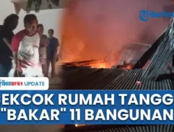 Cekcok Berujung Petaka: Suami di Lubuklinggau Diduga Sengaja Bakar Rumah Mertua, 11 Bangunan Ludes Dilalap Api