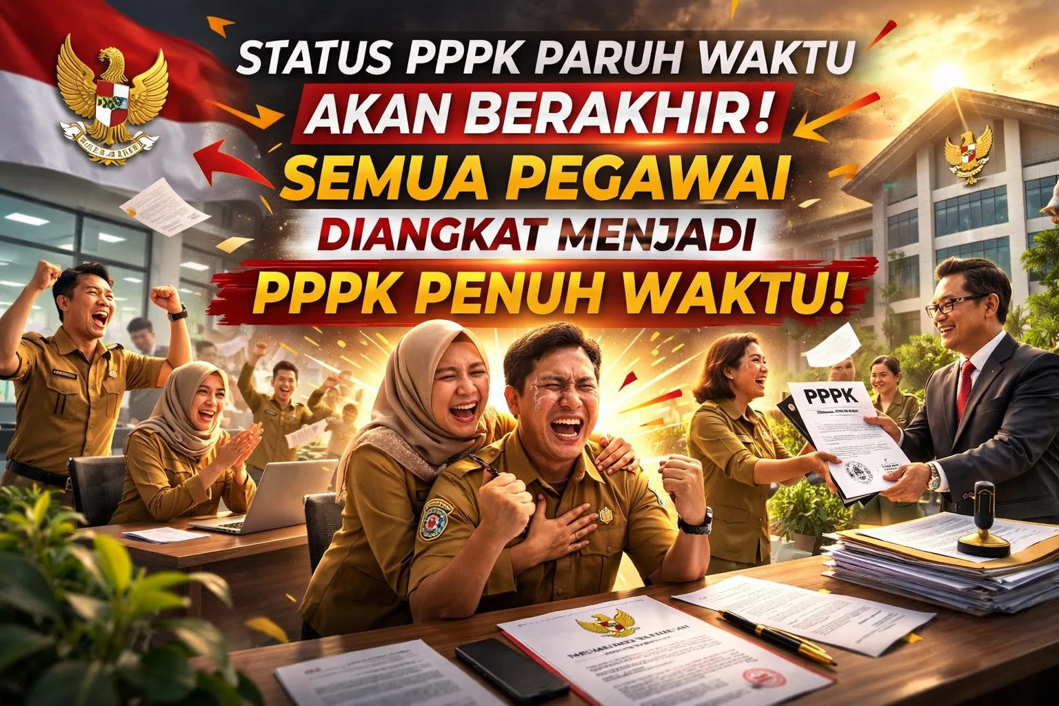 Galau Massal PPPK Paruh Waktu: Perpanjangan Kontrak Tanpa Kepastian Status Penuh