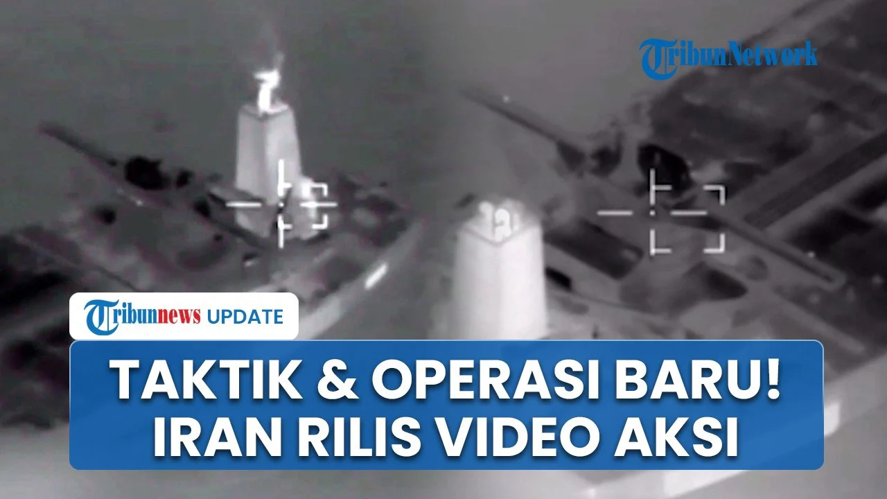 IRGC Rilis Video Drone Iran Hantam Kapal Tanker di Selat Hormuz, Taktik Operasi Nasr 2 Berlanjut