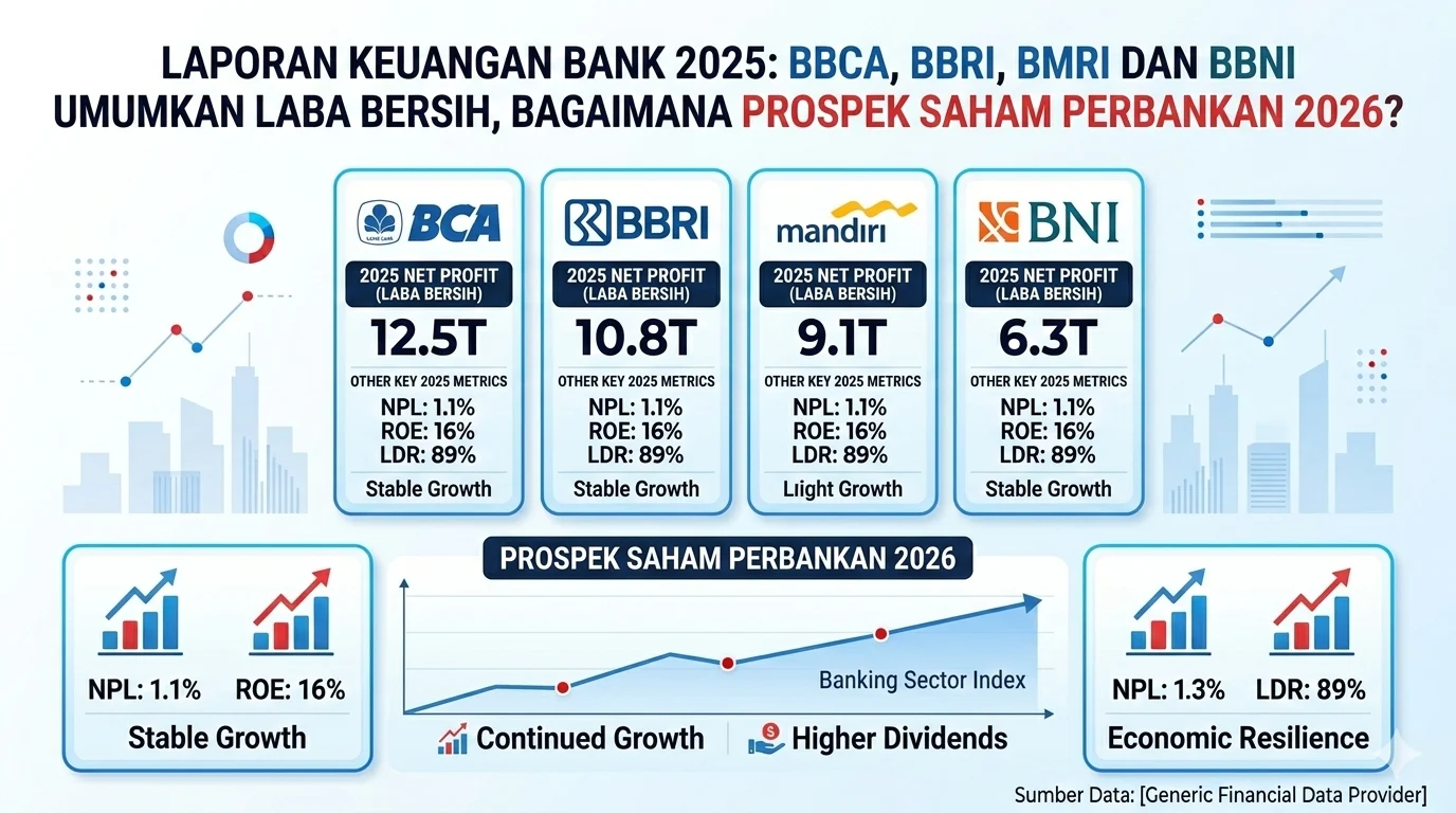 Jelang RDG BI Juli 2026, Pasar Keuangan Diprediksi Stabil? Ini Rekomendasi Saham BBCA, BBRI, BMRI, BBNI