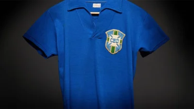 Jersey Final Piala Dunia 1958 Milik Pele Laku Rp88,2 Miliar, Memorabilia Sepak Bola Termahal Kedua
