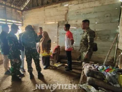 Kehangatan di TMMD 129 Bojonegoro: Siswa SDN Kesongo Antusias Berinteraksi dengan Satgas TNI