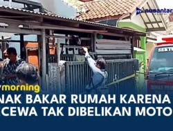 Kesal Tak Diberi Rp15 Juta untuk Angsur Motor, Anak Bakar Rumah Orang Tua di Bantul, Polisi Luka Bakar