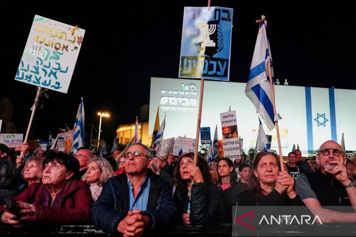 Menteri Israel Ikut Aksi Massa Tuntut Pemukiman Kembali di Gaza, Netanyahu di Ambang Kejatuhan?