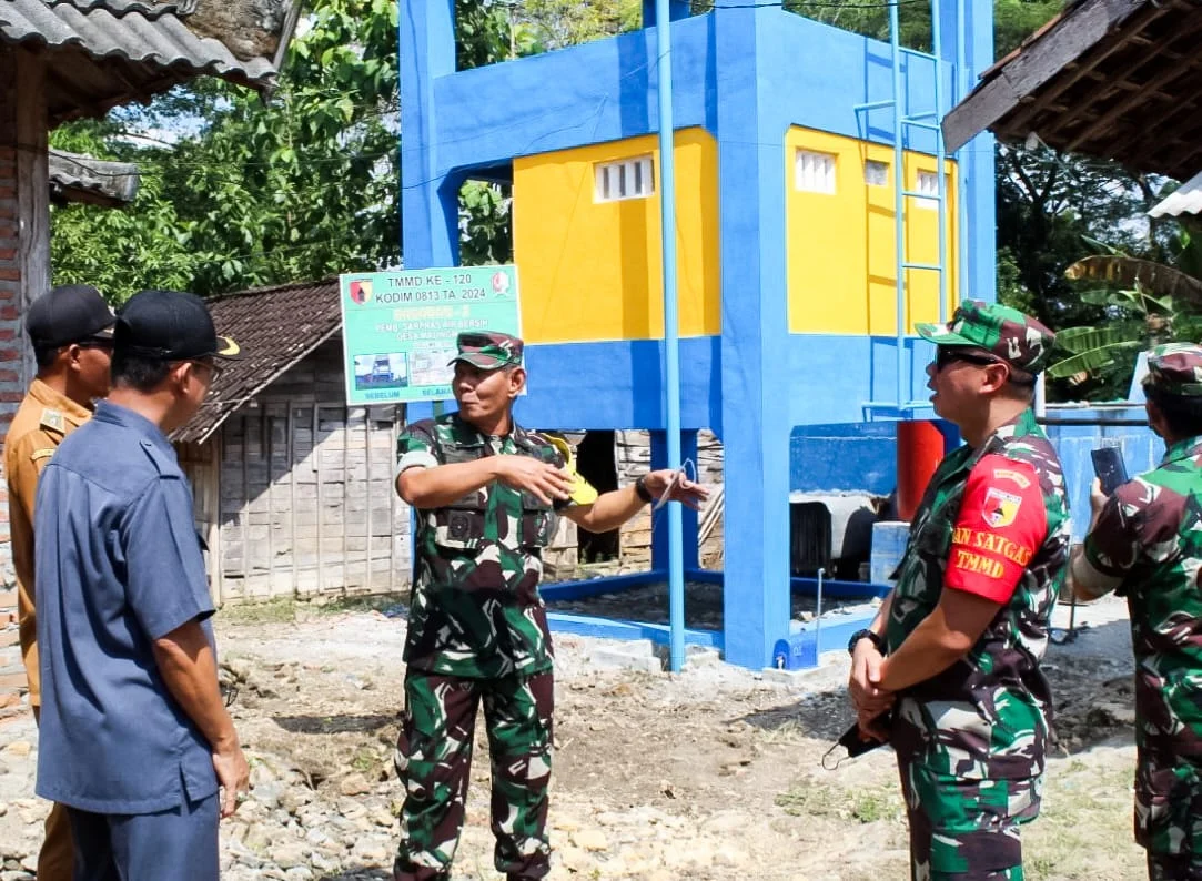 Paparan Program TMMD 129 Kodim Bojonegoro: Lettu Purnomo Jabarkan Target Pembangunan di Desa Kesongo
