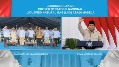 Presiden Prabowo Resmikan Groundbreaking Proyek LNG Abadi Masela: Investasi Rp355 Triliun untuk Ketahanan Energi Nasional