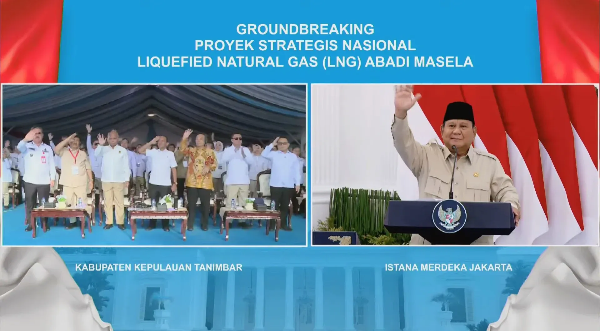 Presiden Prabowo Resmikan Groundbreaking Proyek LNG Abadi Masela: Investasi Rp355 Triliun untuk Ketahanan Energi Nasional