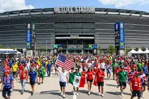 Ribuan Suporter Argentina Padati Times Square New York Jelang Final Piala Dunia 2026, Messi Jadi Pusat Perhatian