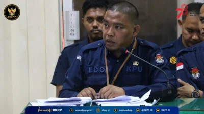 Sidang Dugaan Pelanggaran Etik Terkait Dokumen Pencalonan Jokowi, DKPP Periksa Ketua dan Anggota KPU