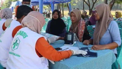 TMMD 129 Bojonegoro: Harga Sembako Murah dan Cek Kesehatan Gratis Jadi Magnet Warga