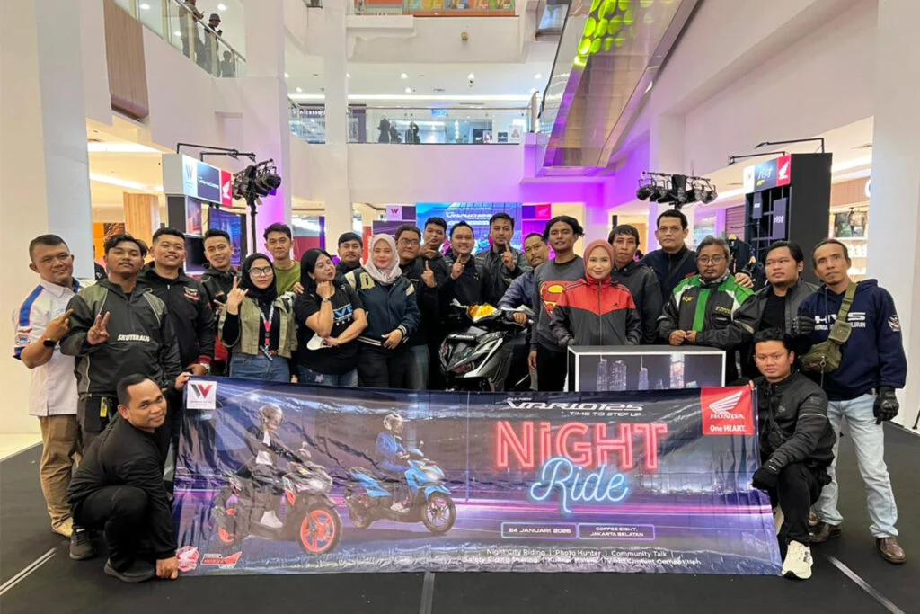 Vario Street Nation Jambi: Riding Malam Makin Seru, Komunitas Honda Vario Semakin Solid