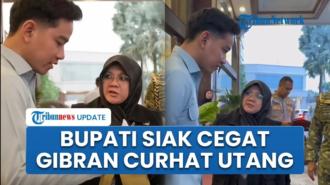 Viral Bupati Siak Cegat Gibran, Curhat Punya Warisan Utang Rp 400 Miliar Minta DBH Tak Dipangkas