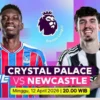 Crystal Palace vs Newcastle: Osula dan Barnes Hukum Tuan Rumah, Tekanan Meningkat pada Pierre Sage