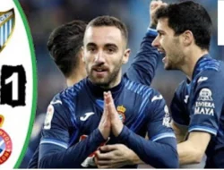 Drama Menit Akhir! Malaga vs Espanyol Berakhir Imbang 1-1