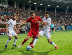 Duel Sengit Montenegro vs Armenia Berakhir Tanpa Gol, Kartu Merah Warnai Laga