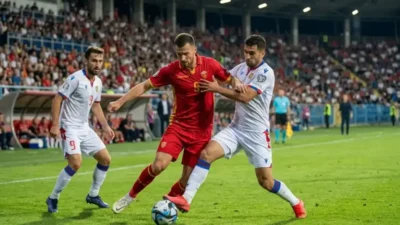 Duel Sengit Montenegro vs Armenia Berakhir Tanpa Gol, Kartu Merah Warnai Laga