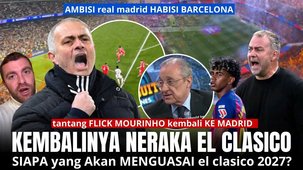 El Clasico Memanas: Mourinho Kembali, Barcelona Waspada Ancaman Kejutan