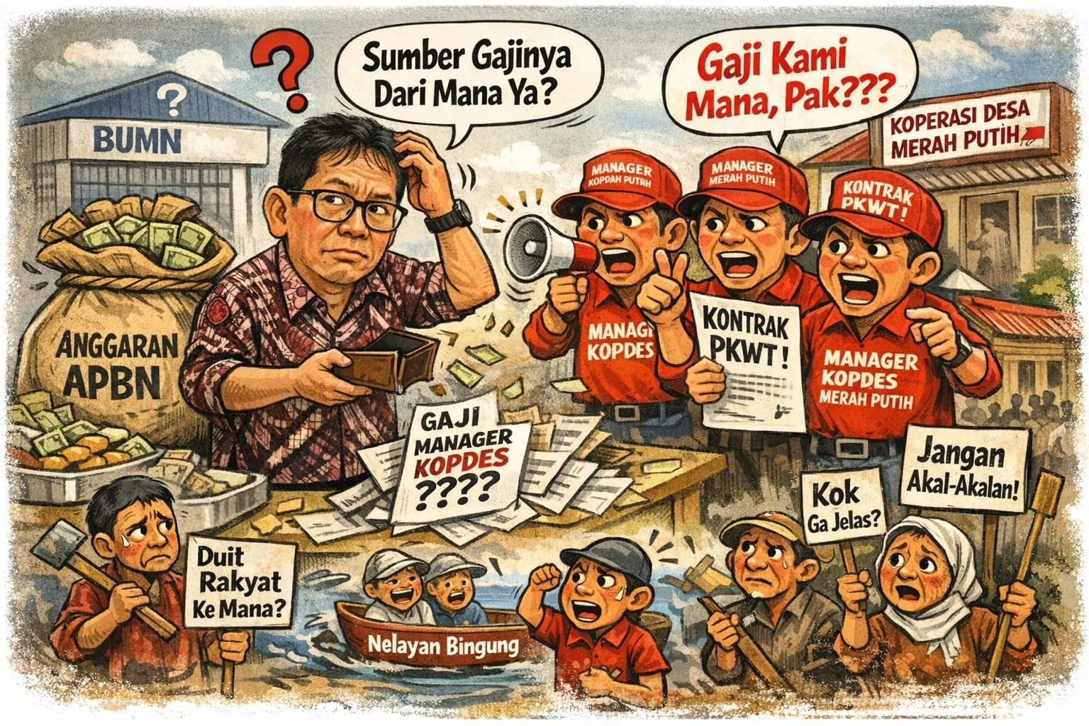 Gaji PNS Lewat Kopdes Merah Putih: Gebrakan atau Sumber Kegelisahan Baru?