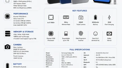 Harga Samsung Galaxy A18 Rp4,2 Juta, Simak Spesifikasi dan Bonusnya