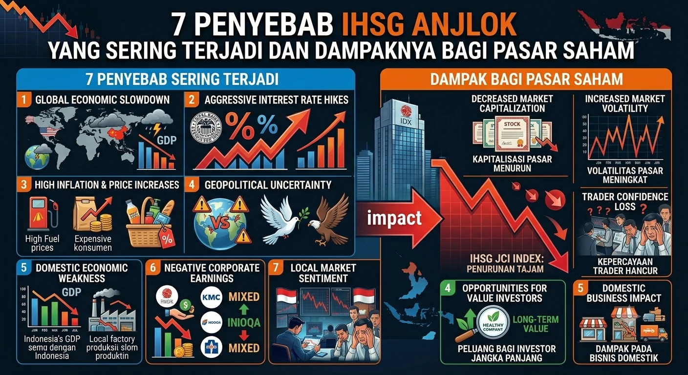 IHSG Anjlok 3,64%, 80 Saham HSC Dikeluarkan dari Indeks: Peluang atau Ancaman?