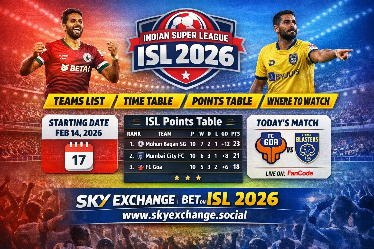ISL 2026-27