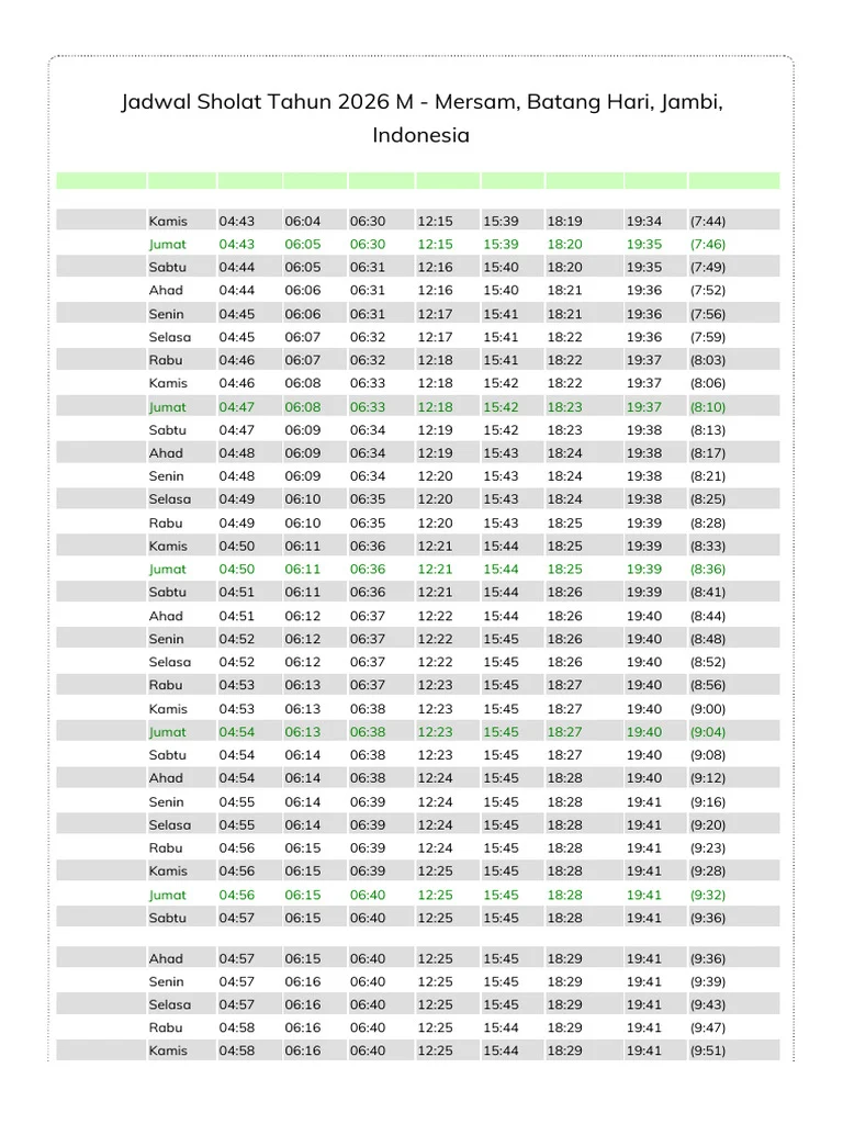 Jadwal Sholat Palembang Hari Ini 17 Oktober 2026: Ibadah Tepat Waktu di Tengah Kabut Asap