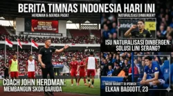 Jadwal Timnas Indonesia Terbaru: Herdman Siapkan Skuad Hadapi FIFA Matchday November