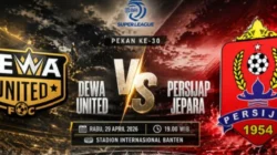 Klasemen Dewa United vs Persijap: Persija Teratas, Dewa United Terus Mengintai