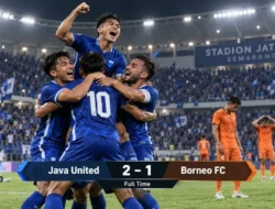 Klasemen Java United FC vs Borneo FC: Kemenangan Perdana Tuan Rumah, Pesut Etam Terjun ke Papan Tengah