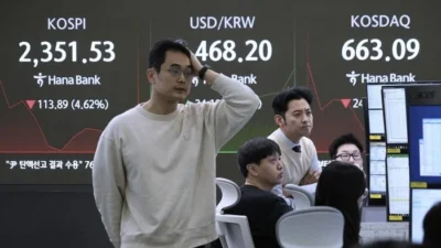 KOSPI Terjun Bebas: Sentimen Negatif dari China dan AS Hantam Pasar Saham Korea