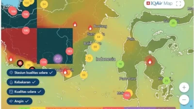 kualitas udara jambi hari ini