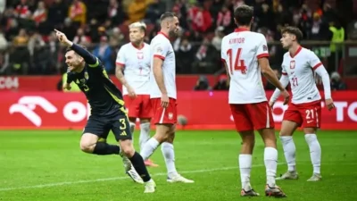 Lewandowski Bersinar, Polandia Bantai Rumania 6-0 di UEFA Nations League