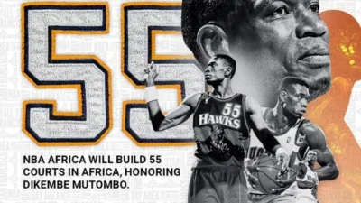 NBA Africa Bangun 55 Lapangan Basket di Kongo untuk Hormati Legenda Dikembe Mutombo