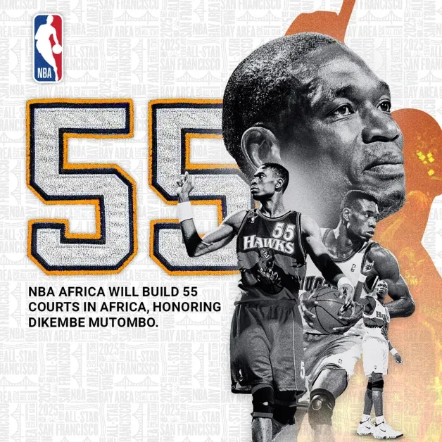 NBA Africa Bangun 55 Lapangan Basket di Kongo untuk Hormati Legenda Dikembe Mutombo