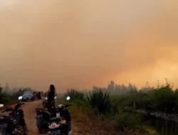 Palangkaraya Dilanda Kabut Asap Kuning Jingga, 1.121 Warga Terserang ISPA