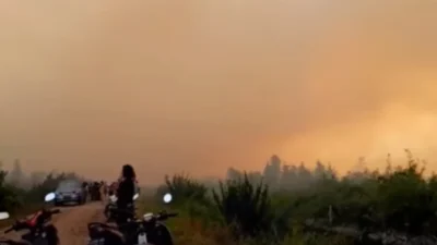 Palangkaraya Dilanda Kabut Asap Kuning Jingga, 1.121 Warga Terserang ISPA