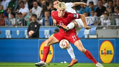Penalti Rasmus Hojlund Tenggelamkan Wales di Nations League, Bellamy Sesali Jadwal Baru