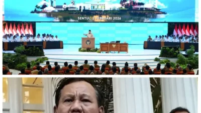 Prabowo Sentil Wagub Kaltim, Rakornas TPAKD 2026 Jadi Sorotan