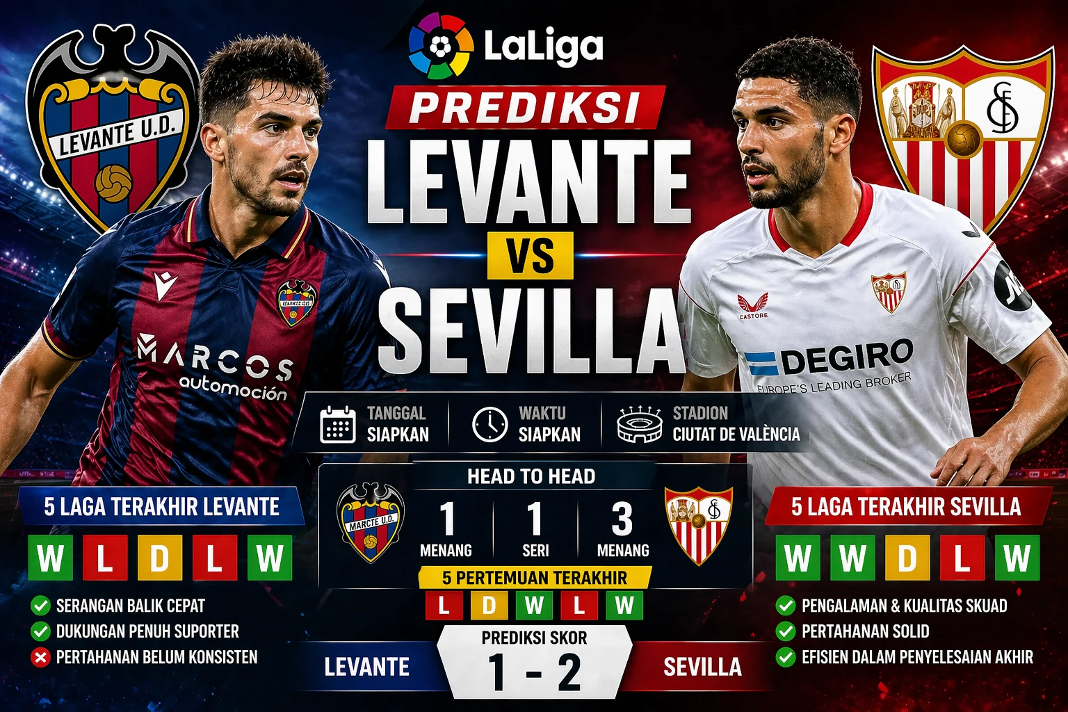 Reyerta dan Lemparan Botol Warnai Laga Levante vs Sevilla: Empat Ultrasonik Ditangkap