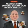 Saham Anjlok, Bos Emiten Emas BRMS Justru Borong Jutaan Lembar, Sinyal Optimisme di Tengah Badai?