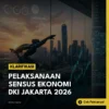 Sensus Ekonomi 2026 Jakarta Cetak Rekor: 1,43 Juta Usaha Terdata, Target Terlampaui!