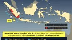 Siklon 91B Mengintai! 30 Kabupaten/Kota di Sumut dan Aceh Siaga Cuaca Ekstrem