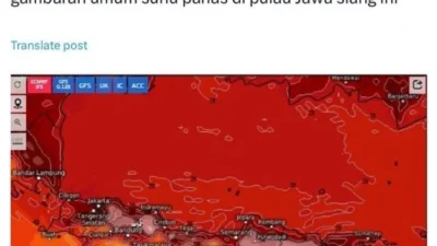 Suhu Hari Ini Tembus 37 Derajat Celsius, Warga Semarang Keluhkan Panas Ekstrem