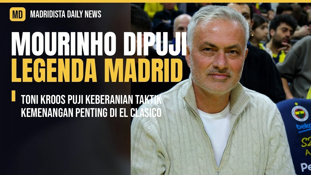 Toni Kroos Puji Keberanian Mourinho dan Soroti Taktik Jenius Real Madrid di El Clasico