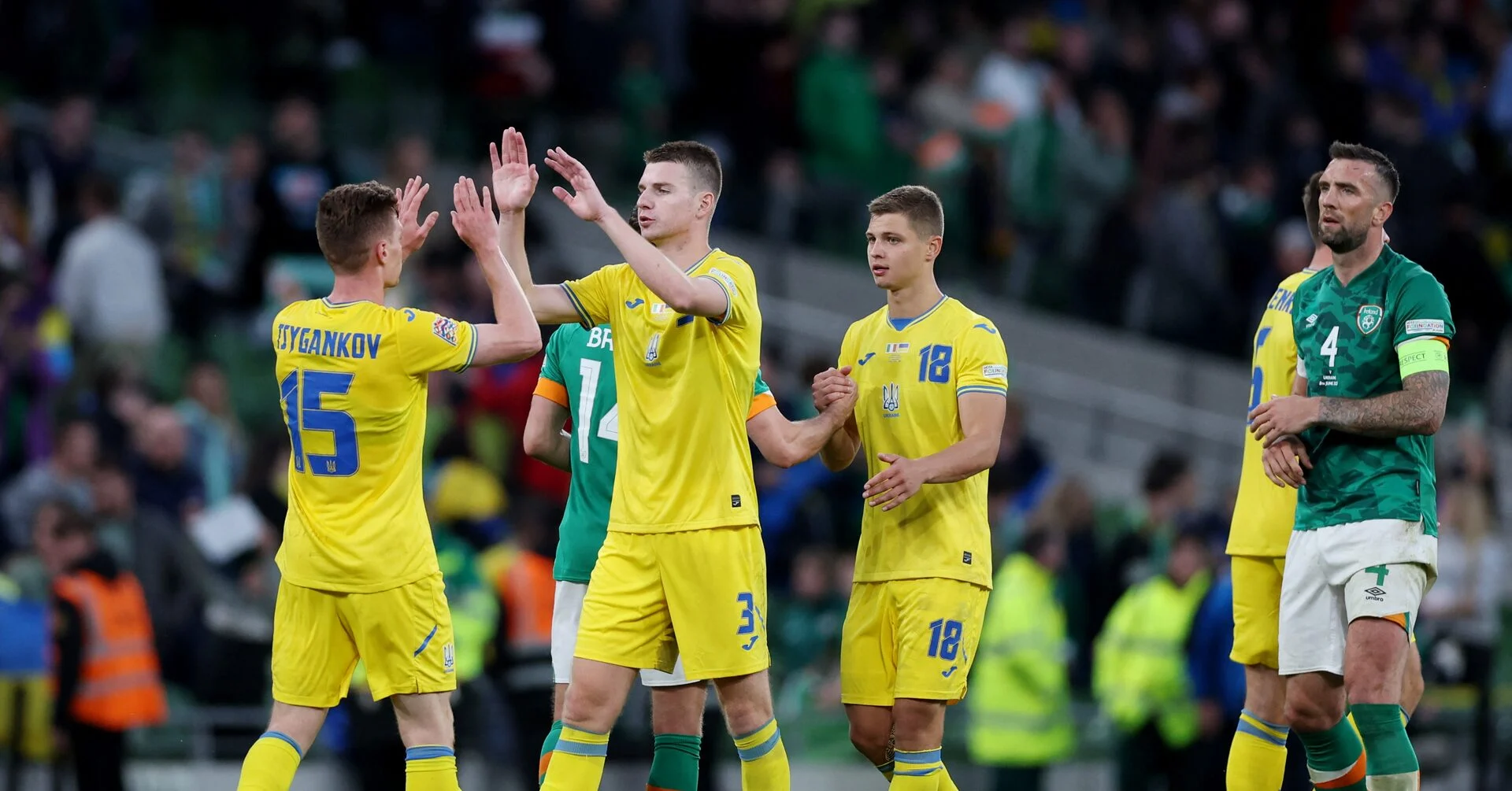 Ukraina Takluk dari Irlandia Utara di UEFA Nations League