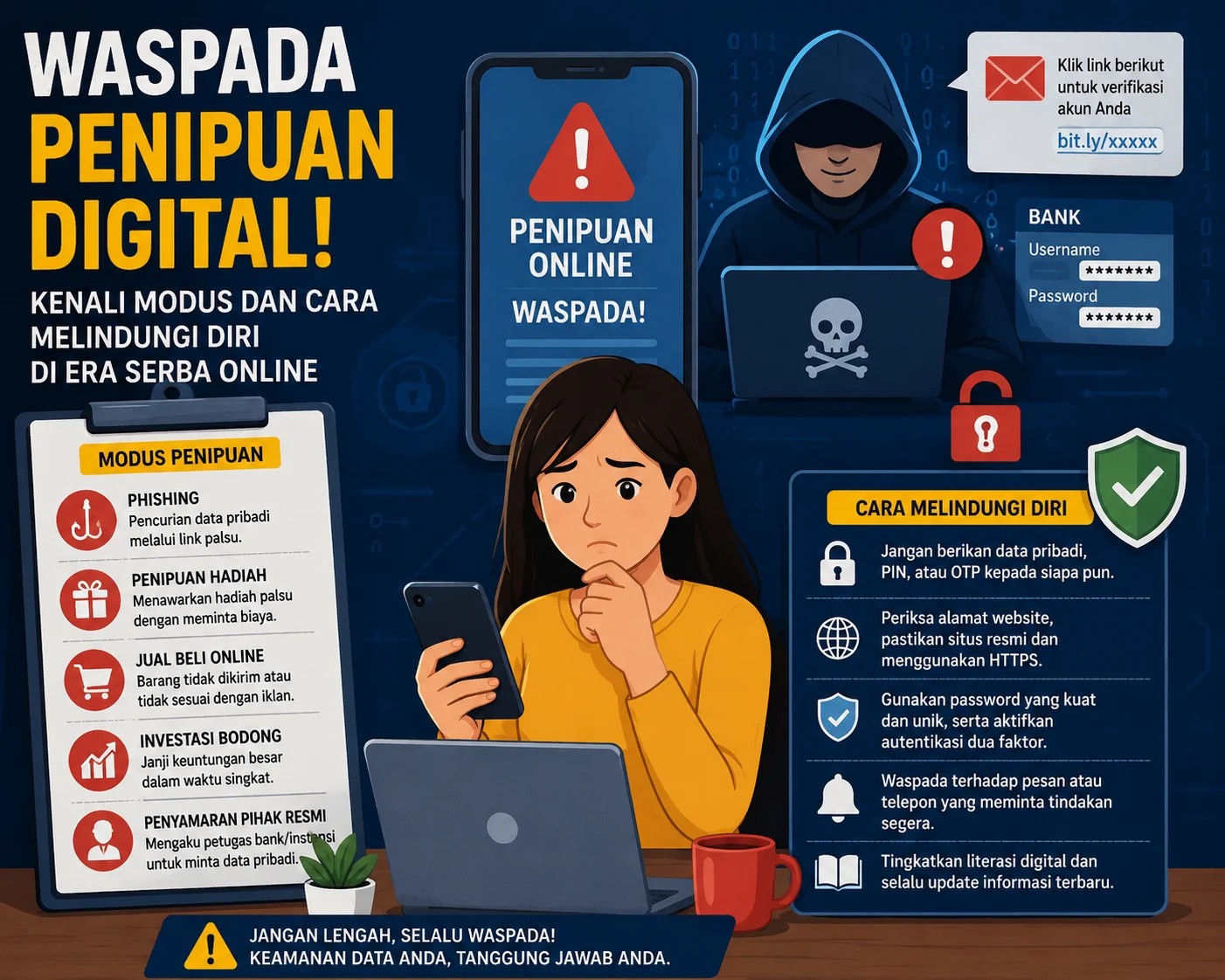 Waspada! Modus Penipuan Digital Kian Canggih, dari Layanan Pelanggan hingga Lowongan Kerja Fiktif