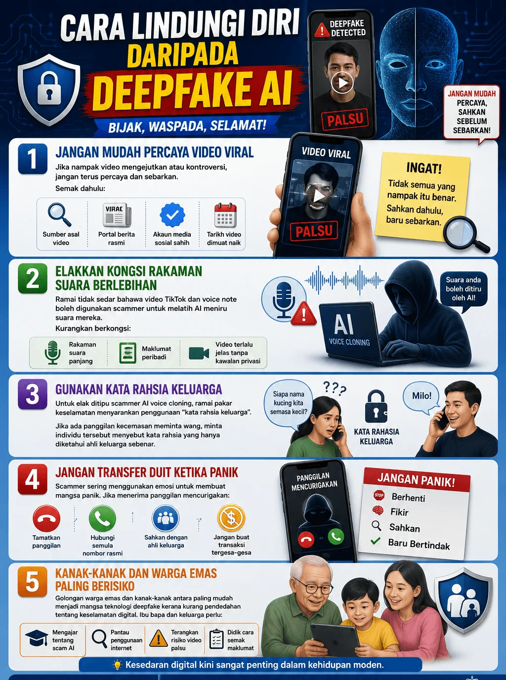 Waspada! Penipuan Deepfake AI Makin Canggih, Kenali Tanda-Tandanya Sebelum Jadi Korban